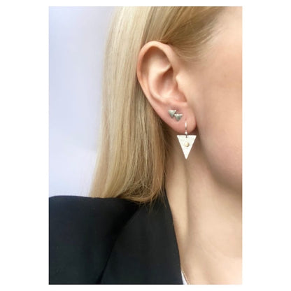 Triangle dangle earrings-Neighbourhood Store 