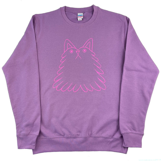 Fluff Buddy Sweatshirt (lilac)